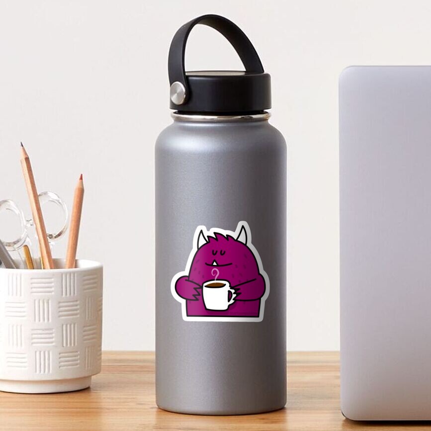 Monster Having Good Day Sticker