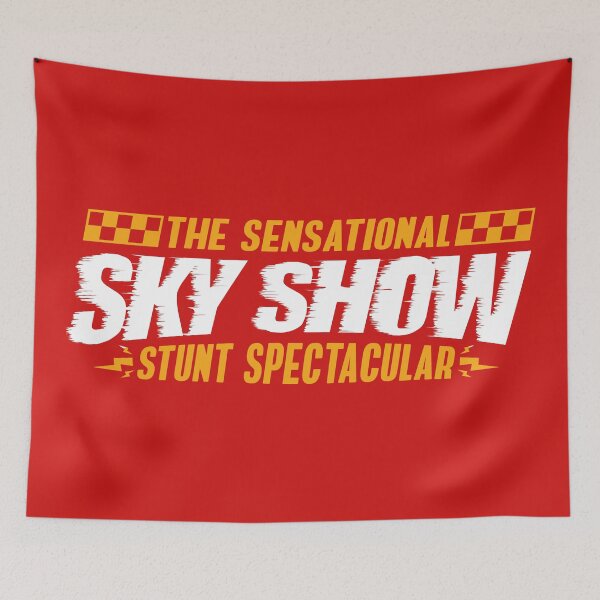 Item preview, 2021 - The Sensational Sky Show (Red) designed and sold by Justin Ellis.