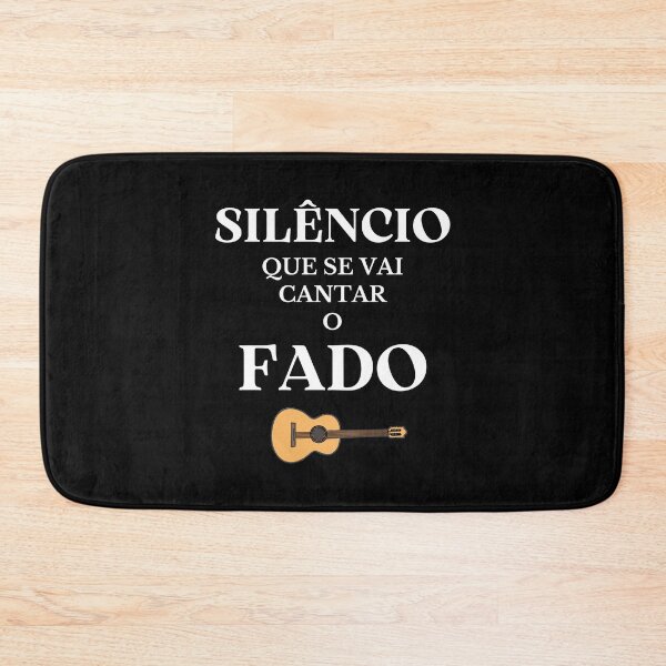 Item preview, Silence, Fado will be sung - 'Silêncio que se vai cantar o Fado' - Portuguese culture designed and sold by Rat to Lion.