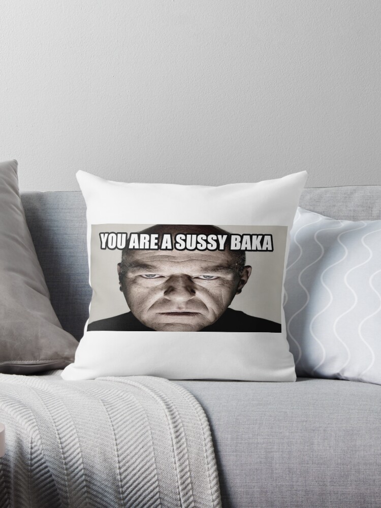 Sussy Baka (Among Us Parody) Pillows | LookHUMAN