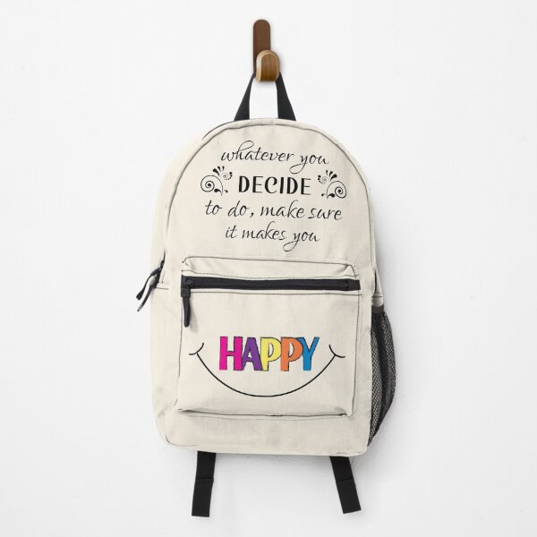 Item preview, Whatever you decide to do make sure it makes you happy - Motivational quotes about life - Motivational and inspirational designed and sold by Alice-Elgawi.