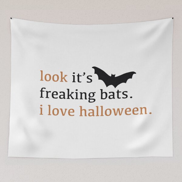 Item preview, Look It's Freaking Bats. I love Halloween. - Vine Design designed and sold by Homebody Hobbyist.