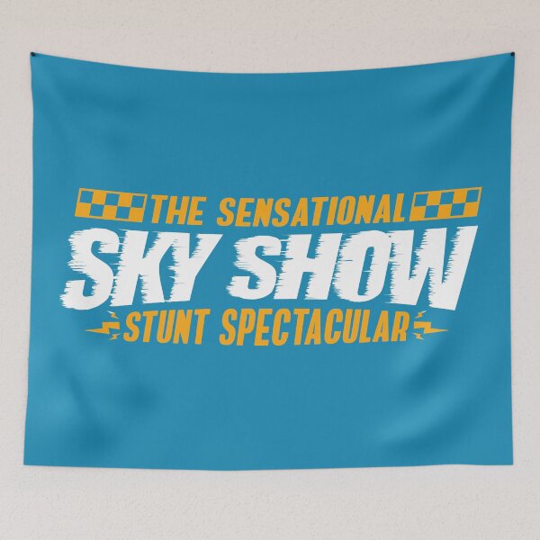 Item preview, 2021 - The Sensational Sky Show (Blue) designed and sold by Justin Ellis.