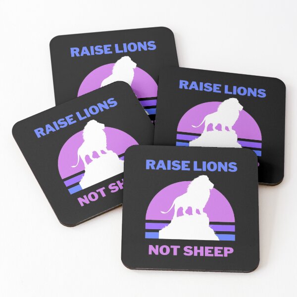 Item preview, Raise Lions Not Sheep (Purple) designed and sold by chloeinca.