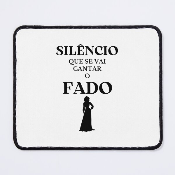 Item preview, Silence, Fado will be sung - 'Silêncio que se vai cantar o Fado' - Portuguese culture designed and sold by Rat to Lion.