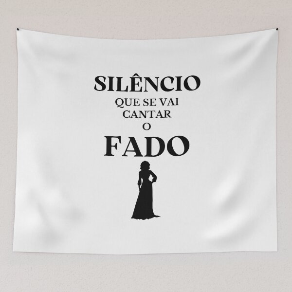 Item preview, Silence, Fado will be sung - 'Silêncio que se vai cantar o Fado' - Portuguese culture designed and sold by Rat to Lion.