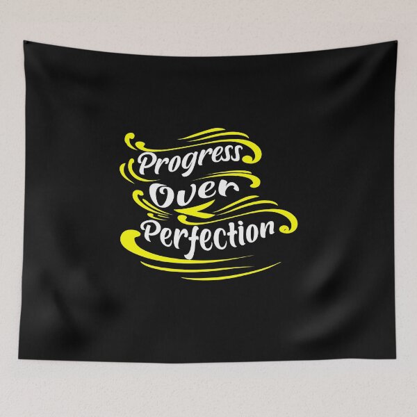 Item preview, Progress Over Perfection Inspirational  designed and sold by JustBeeAwesome.