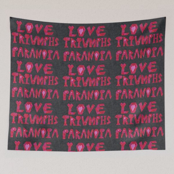 Item preview, Love Triumphs Paranoia designed and sold by Caseymakesart.