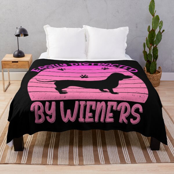 Item preview, Easily Distracted By Wieners, Funny Dog Design designed and sold by MoSaid.