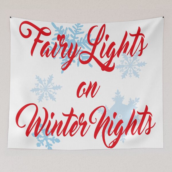 Item preview, Fairy lights on Winter nights - christmas 2021 designed and sold by misskholeta.