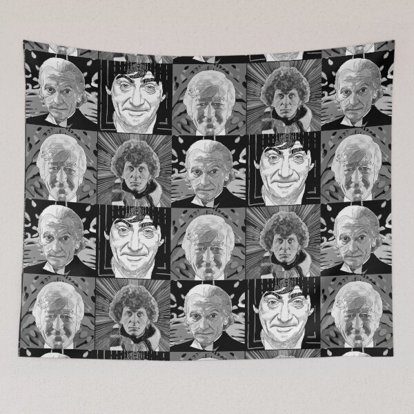 Item preview, Dr Who The Four Doctors designed and sold by OffbeatMoon.
