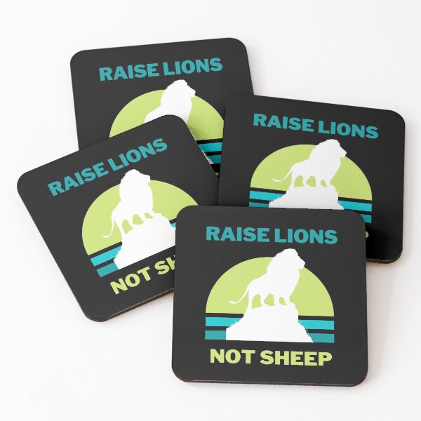 Item preview, Raise Lions Not Sheep (Green) designed and sold by chloeinca.
