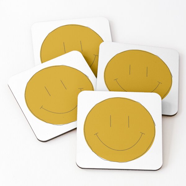 Item preview, Dark Yellow Smiley Face designed and sold by EvaGracesArt.