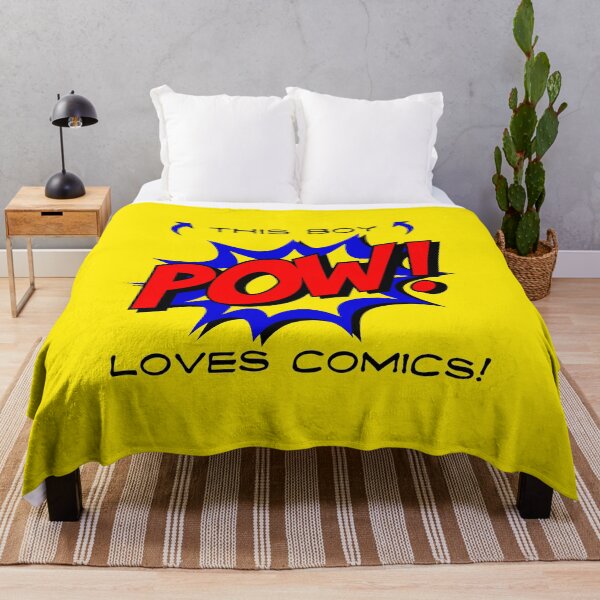 Item preview, This Boy Loves Comics! (on Yellow) designed and sold by epinkb.