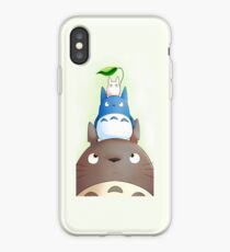 Totoro with his friends iPhone Case