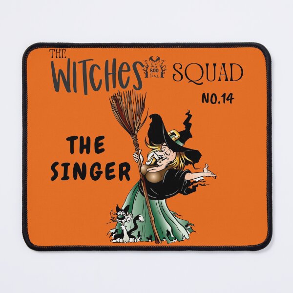 Item preview, Witches Squad Halloween Autumn Print Collector Witch No.14 The Singer,Trick Or Treat Tees, Autumn Gift,Witch Flying,Don't Drink And Fly designed and sold by BuddyBoots.