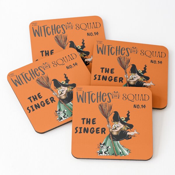 Item preview, Witches Squad Halloween Autumn Print Collector Witch No.14 The Singer,Trick Or Treat Tees, Autumn Gift,Witch Flying,Don't Drink And Fly designed and sold by BuddyBoots.