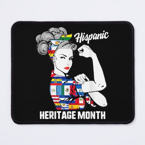 Item preview, Hispanic Heritage National Month Latino Woman Countries Flag designed and sold by Letters-Art.