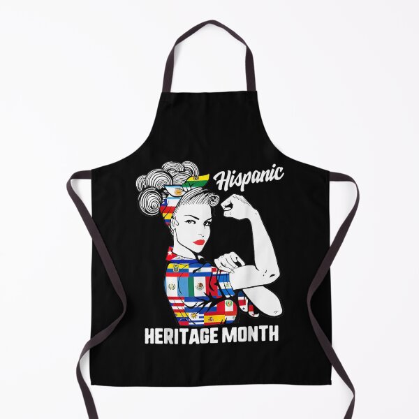 Item preview, Hispanic Heritage National Month Latino Woman Countries Flag designed and sold by Letters-Art.