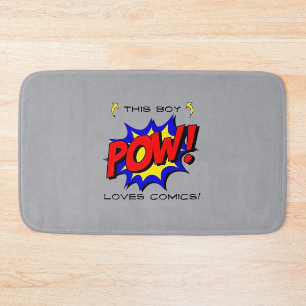 Item preview, This Boy Loves Comics! (on Grey) designed and sold by epinkb.