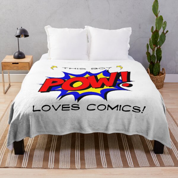 Item preview, This Boy Loves Comics! (on White) designed and sold by epinkb.