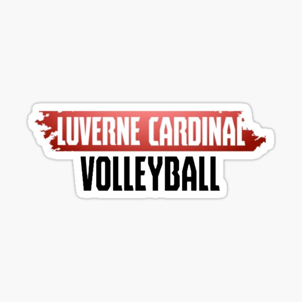 "Luverne Cardinal Volleyball" Sticker for Sale by arieldebeer Redbubble