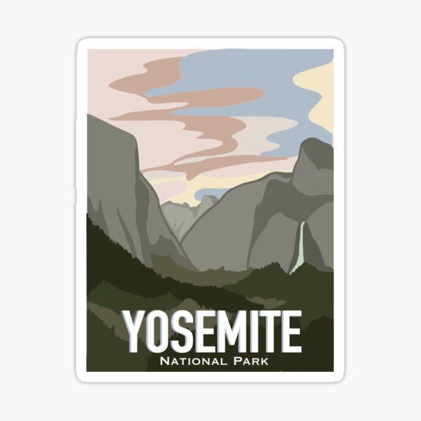 Yosemite National Park Sticker