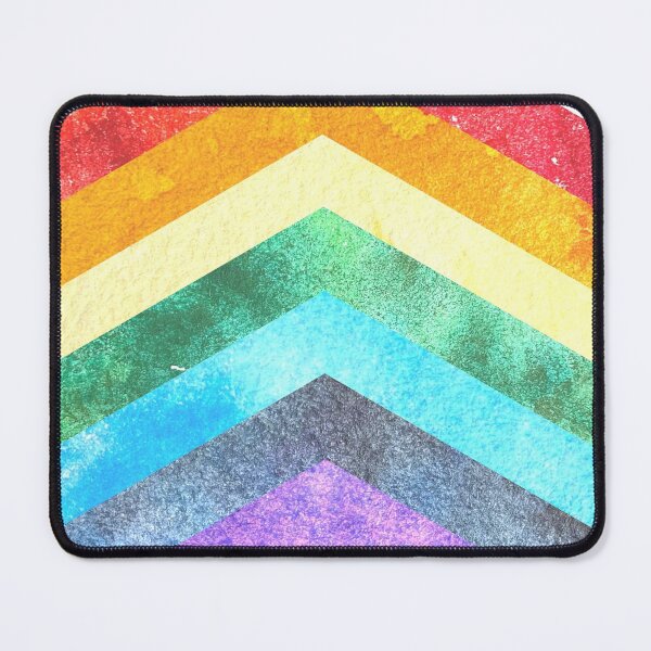 Item preview, Rainbow Chevron Pattern | Watercolor Rainbow Pattern | Retro Pattern designed and sold by Colorcore.