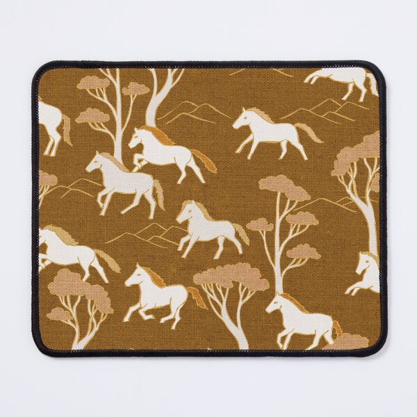 Item preview, Wild Horses Cedar Gold Brown Ponies designed and sold by Cecilia Mok.