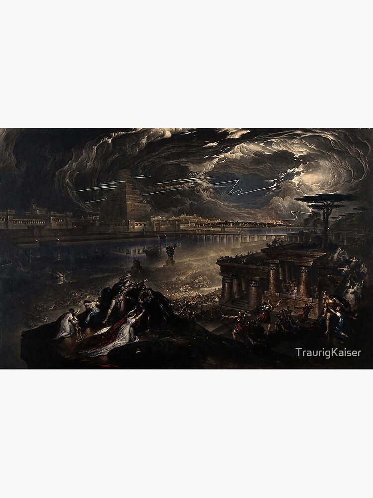 John Martin, The Fall Of Babylon Premium Matte Vertical Poster Sold By 