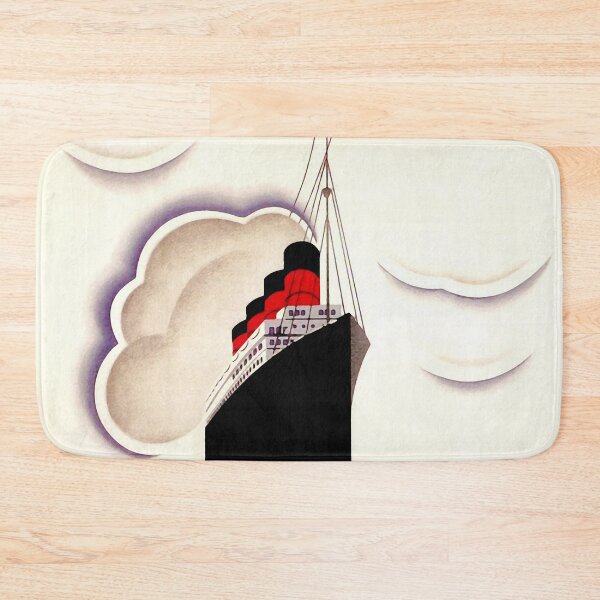 Item preview, Vintage French Art Deco Cruise Ship Travel Poster designed and sold by Glimmersmith.