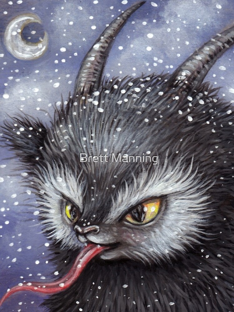 Thumbnail 4 of 4, iPhone Case, Krampus Baby 2 designed and sold by brettisagirl.