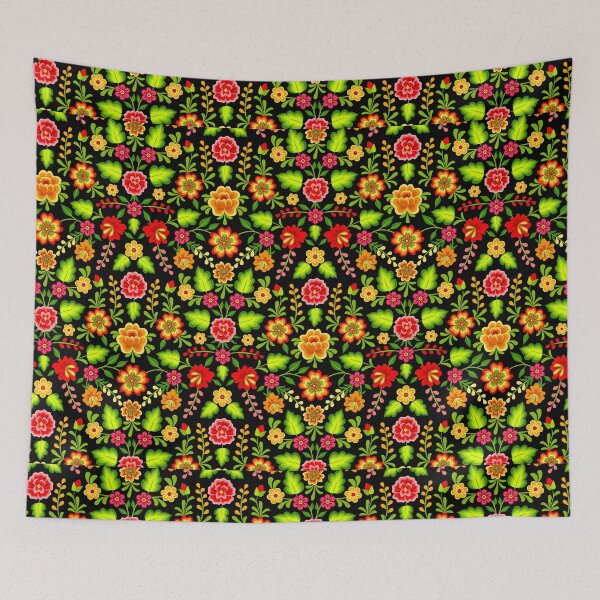 Item preview, Mexican Floral Tote Bag, Mexico Print Tote Bag designed and sold by GutsyShop.