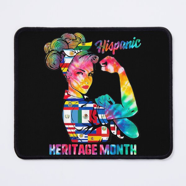 Item preview, Hispanic Heritage National Month Latino Woman Countries Flag designed and sold by Letters-Art.