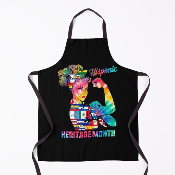 Item preview, Hispanic Heritage National Month Latino Woman Countries Flag designed and sold by Letters-Art.