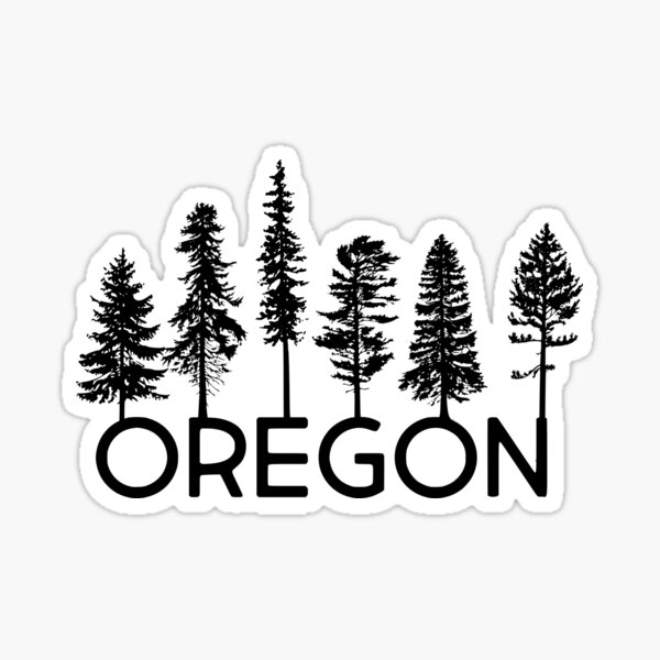 My Heart Belongs in Oregon Sticker