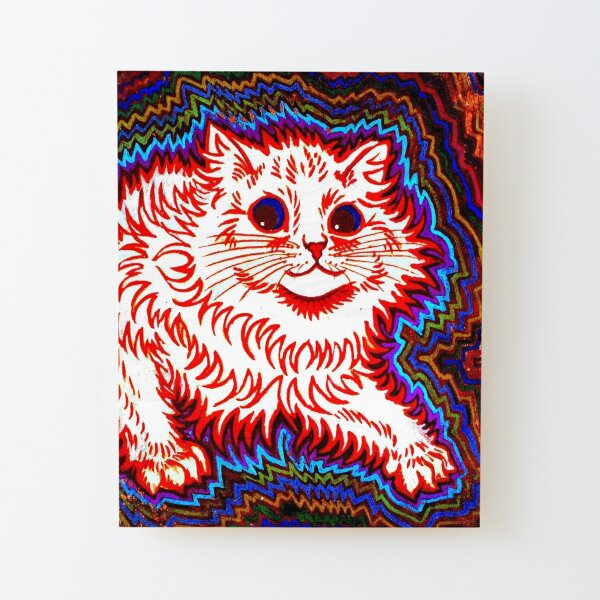 CAT PLAYING A PIANO : Vintage Psychedelic Abstract Louis Wain Print Kids  T-Shirt for Sale by posterbobs