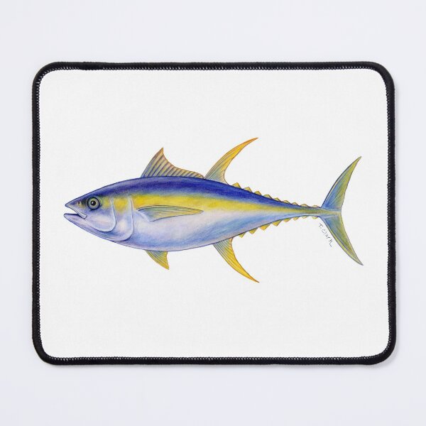 Item preview, Yellowfin Tuna (Thunnus albacares) designed and sold by Tamara Clark.