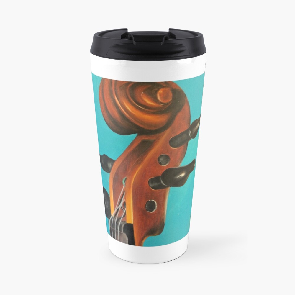 Violin Head Travel Mug