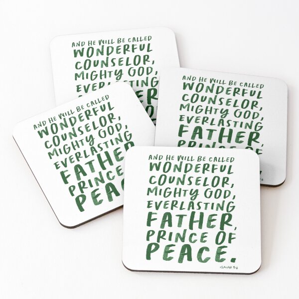 Item preview, And He Will Be Called Wonderful Counselor | Isaiah 9:6 designed and sold by wondrous-works.