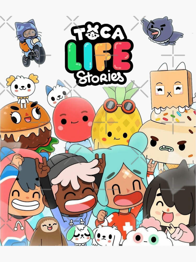 toca boca , toca life characters cute Sticker for Sale by ducany