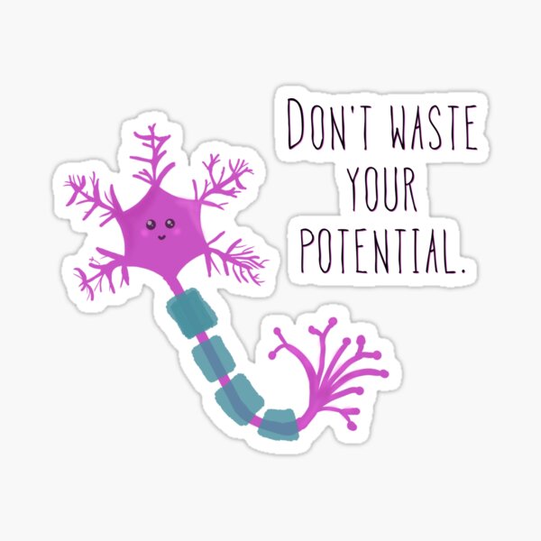 Don't waste your potential  Sticker