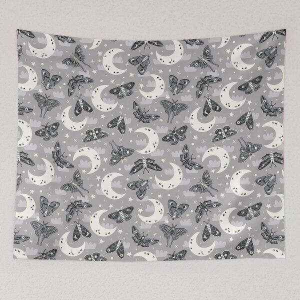 Item preview, Moonlit Moths designed and sold by Allison Romero Design.