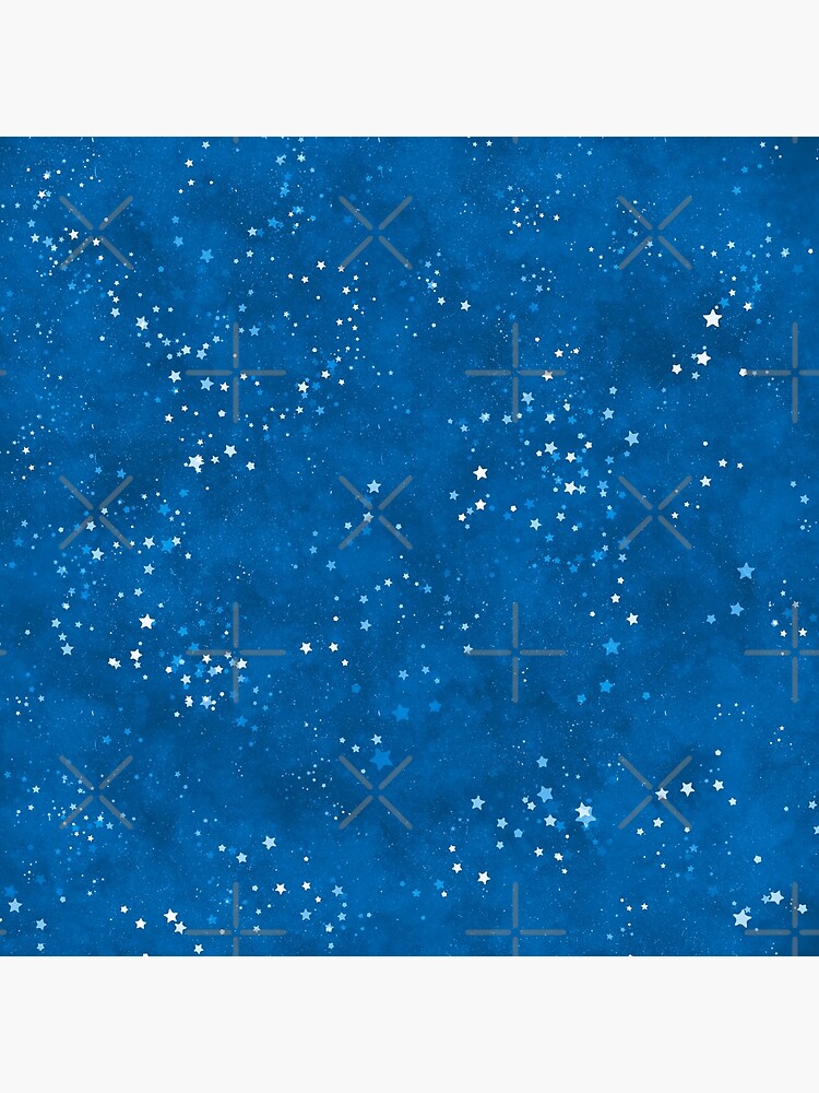 Thumbnail 3 of 3, Throw Pillow, Night sky and stars pattern designed and sold by Victoria Riabov.