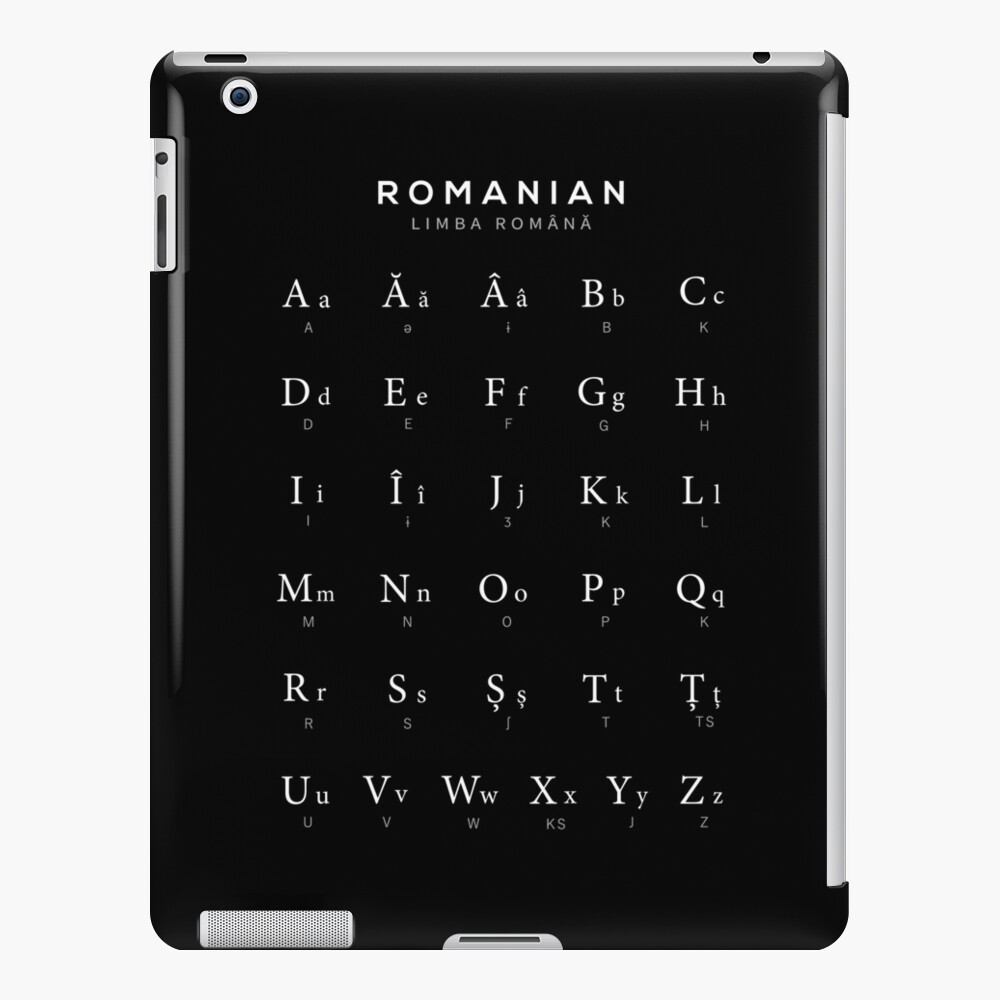 romanian-alphabet-chart-romania-language-chart-black-ipad-case