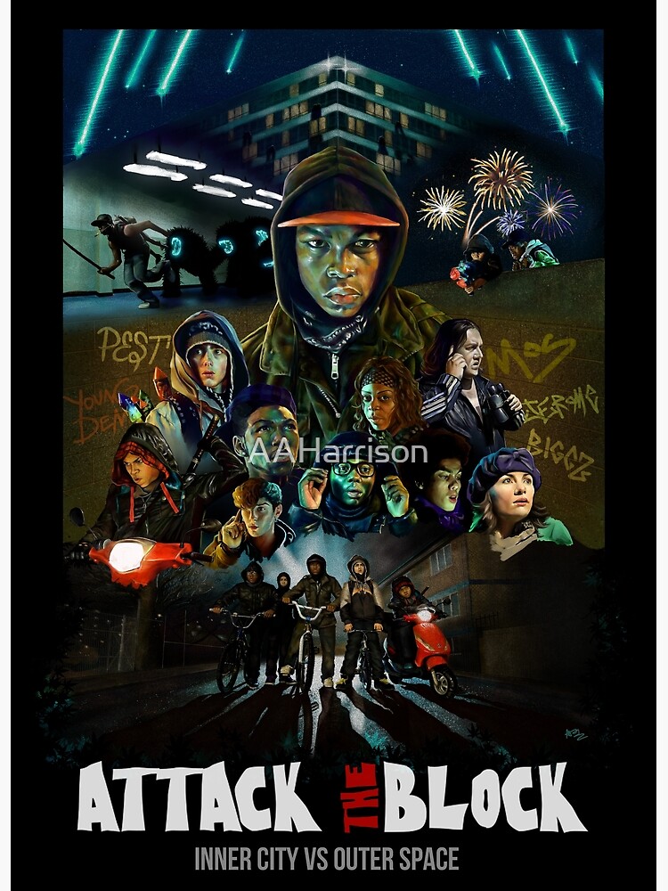 posters Attack The Block Movie 61cm x 91cm 24inx36in : : Home &  Kitchen