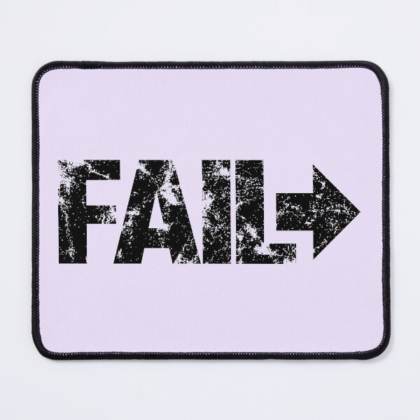 Item preview, Fail Forward (Black) Self Motivation designed and sold by BunnyPrinceDegn.