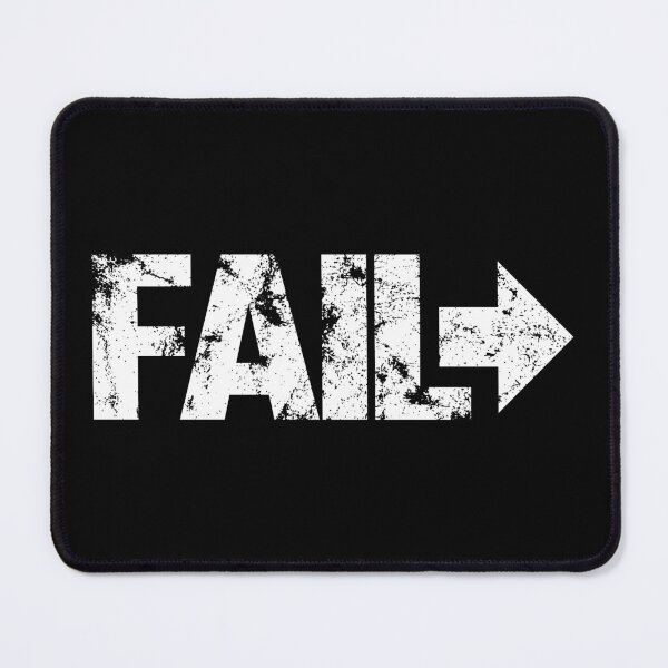 Item preview, Fail Forward (White) Self Motivation designed and sold by BunnyPrinceDegn.