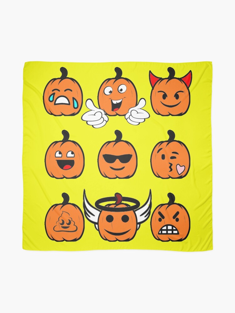 "Cute Funny Thanksgiving Pumpkin Halloween Emojis T Shirt ...