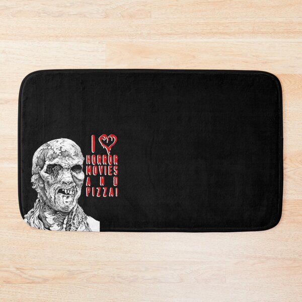 Item preview, LOVE HORROR MOVIES AND PIZZA! - trasp - halloween ZOMBIE - by Iona Art Digital designed and sold by IonaArtDigital.
